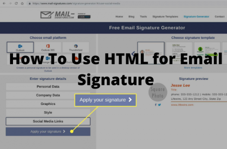 How To Use HTML for Email Signature