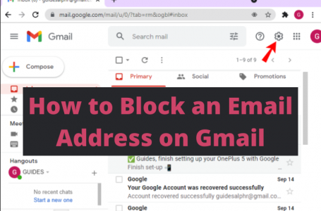 How to Block an Email Address on Gmail