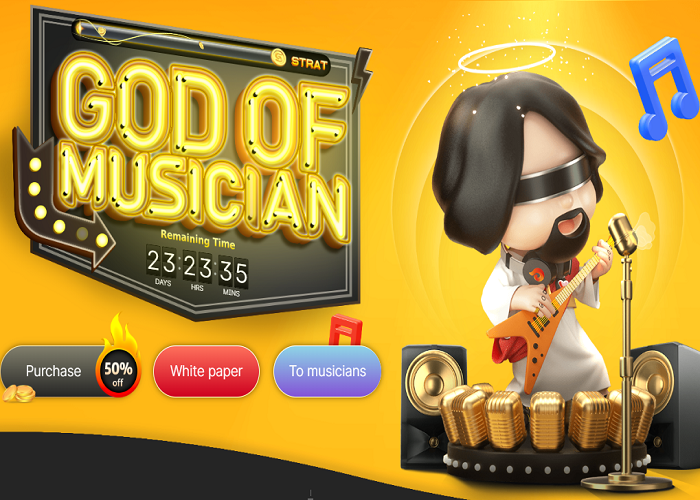 Introducing God of Musician - The World's First Music DeFi Platform