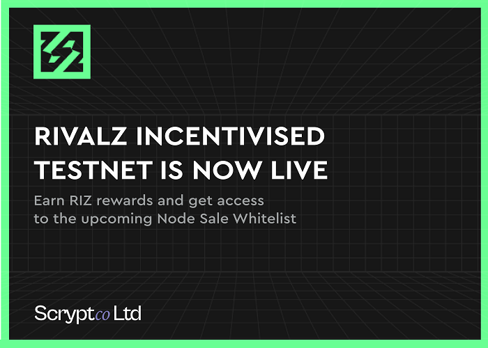 Rivalz Incentivised Testnet Is Now Live